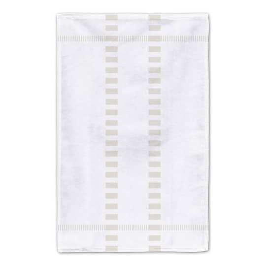 Striped Dashed Lines Enjoy All Tea Towel Set